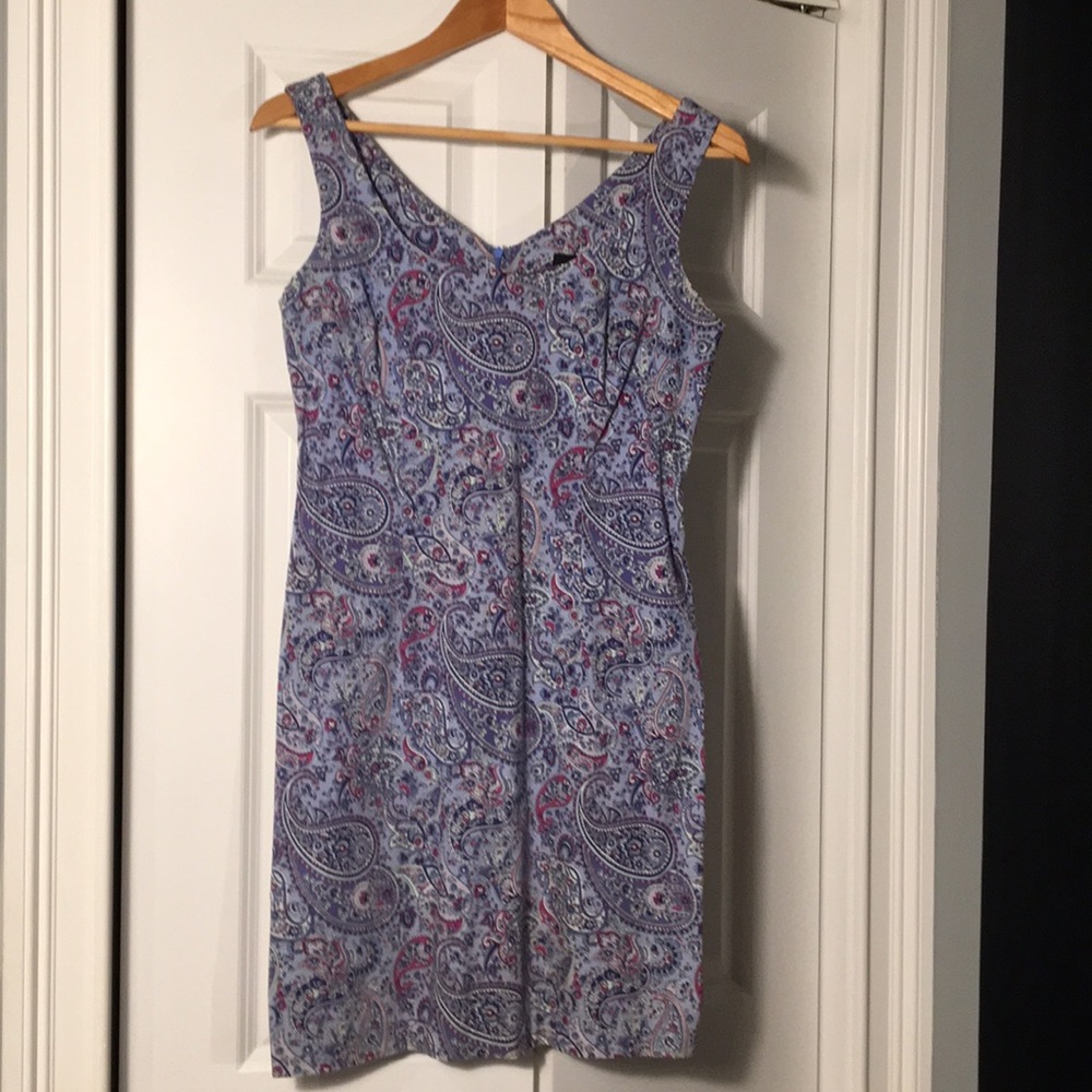Blue Paisley Dress